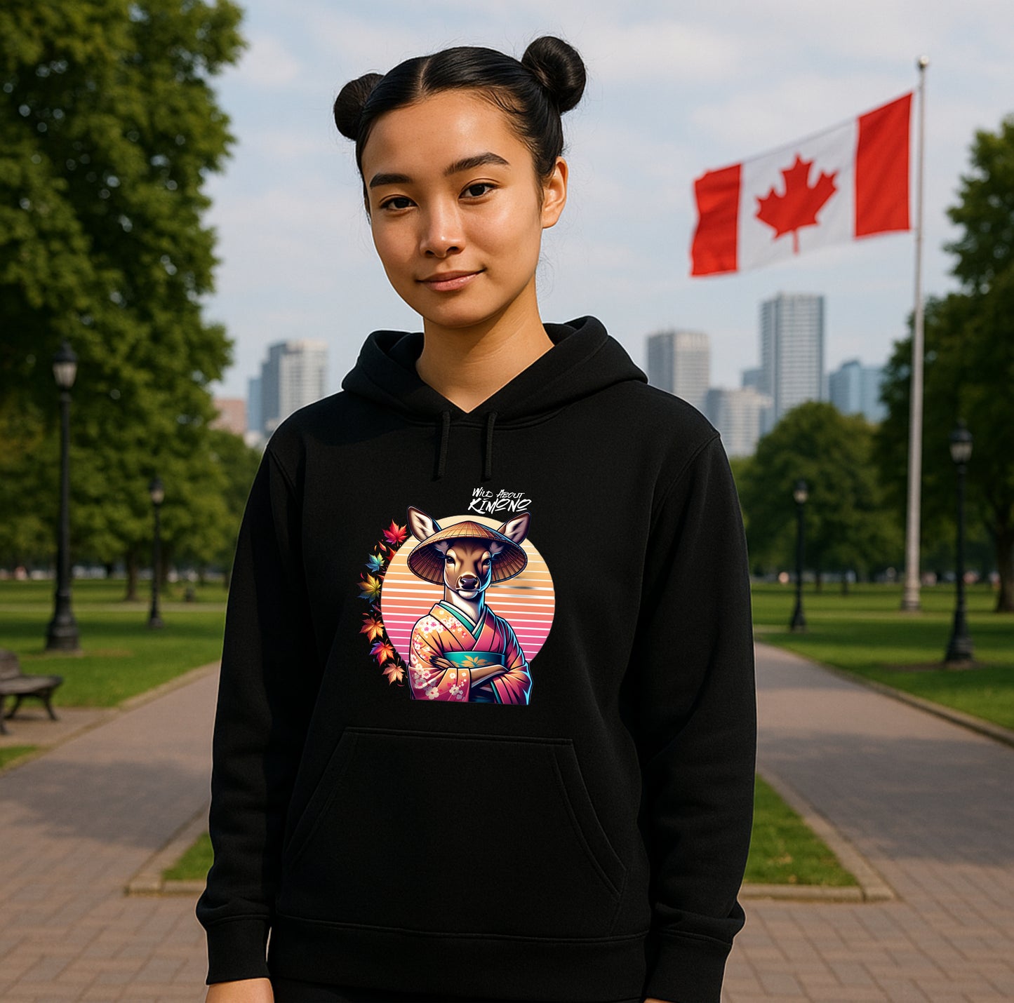 Eleganza - Unisex Hoodie - Female Deer