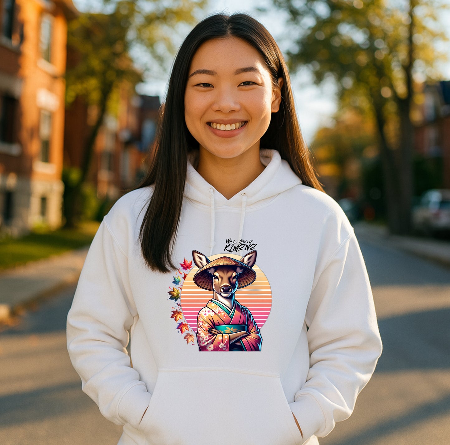 Eleganza - Unisex Hoodie - Female Deer