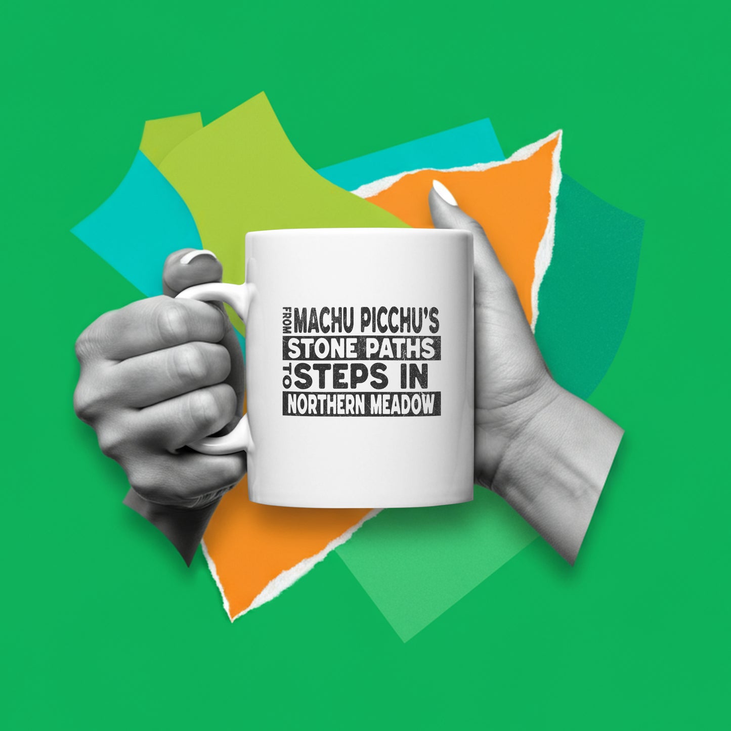 Inkaterra - White Coffee Tea Mug - Double-Sided Printed