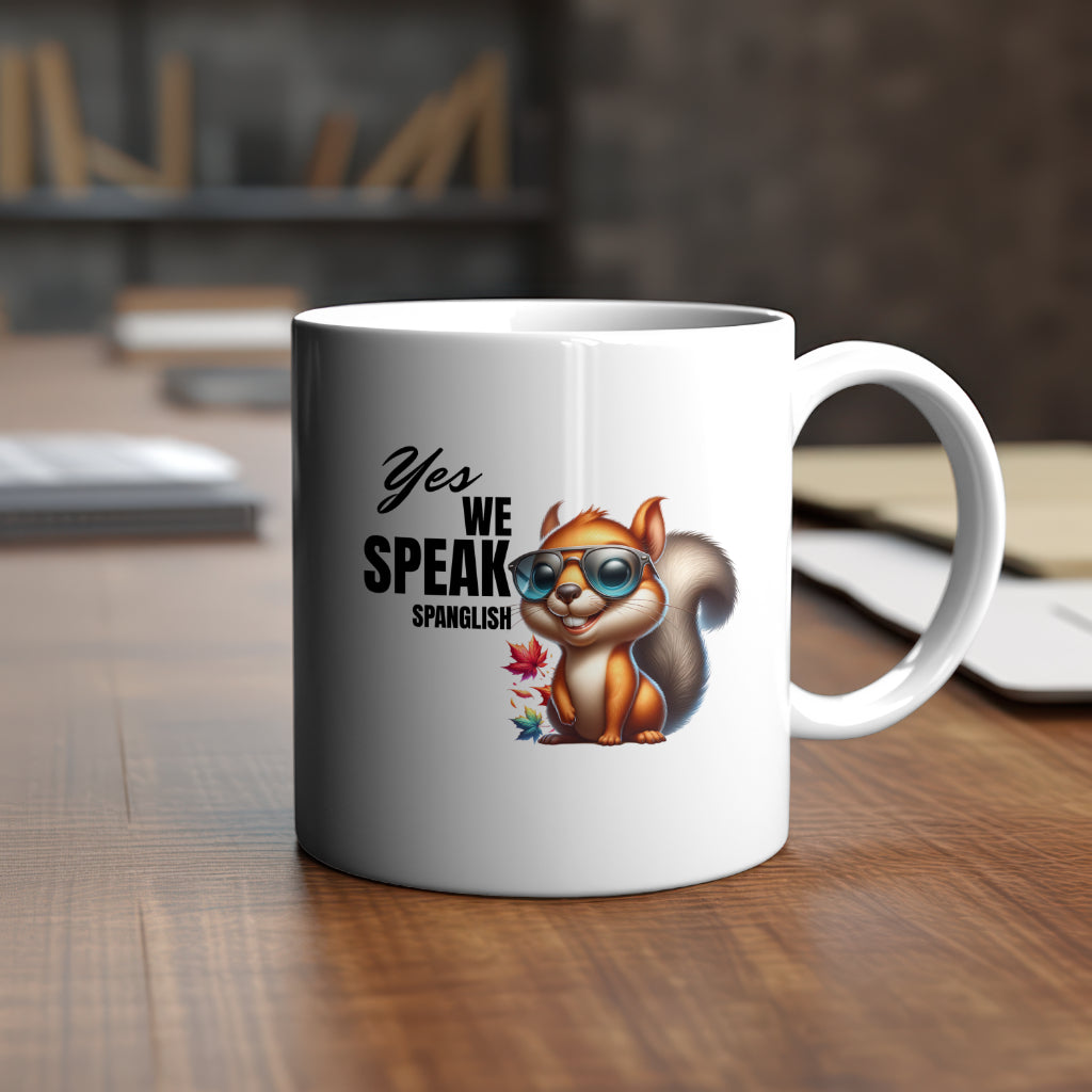 Mosaic - White Coffee Tea Mug