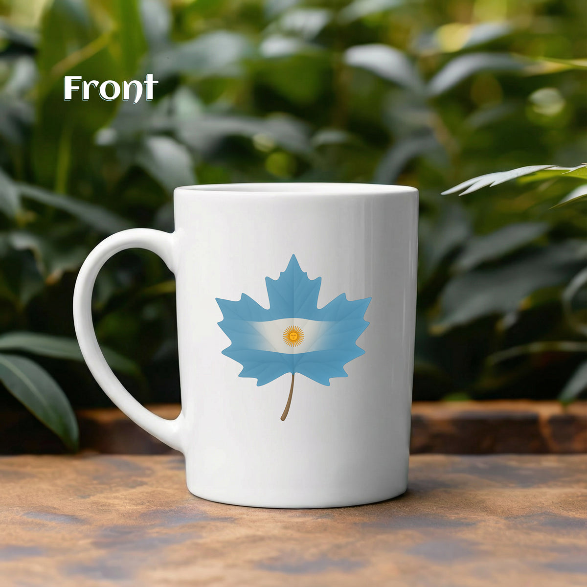 Airth - White Coffee Tea Mug - Double-Sided Printed