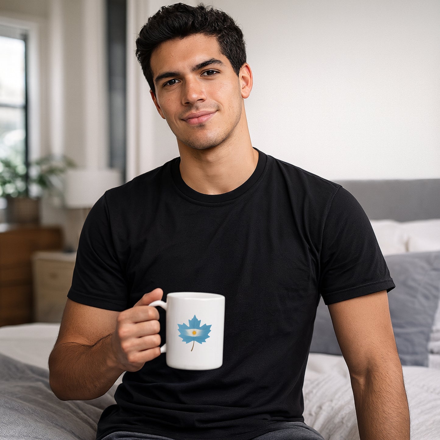 Airth - White Coffee Tea Mug - Double-Sided Printed