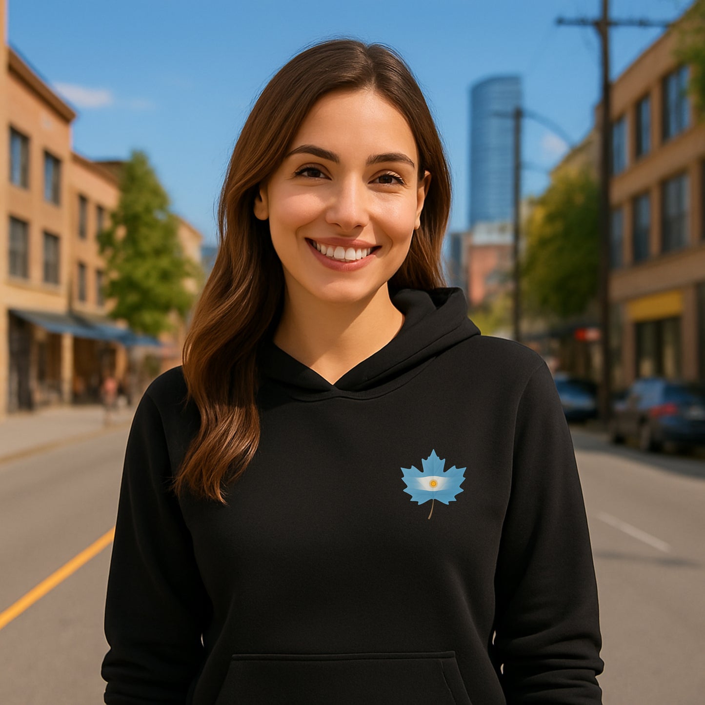 Airth - Left Chest Unisex Hoodie - Double-Sided Printed