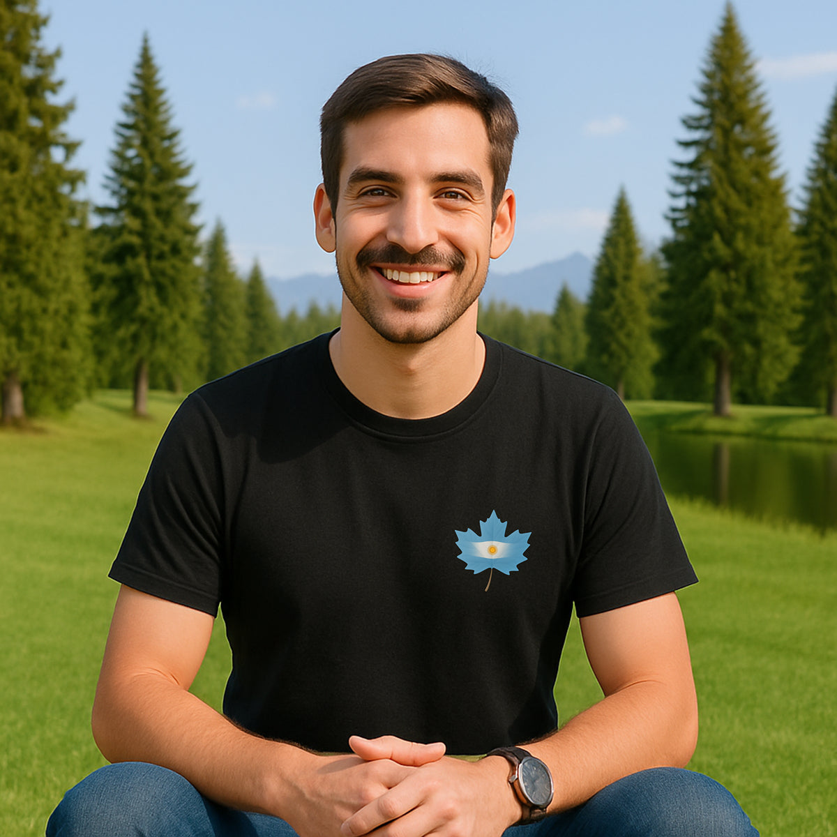 Airth - Left Chest Unisex T-Shirt - Double-Sided Printed