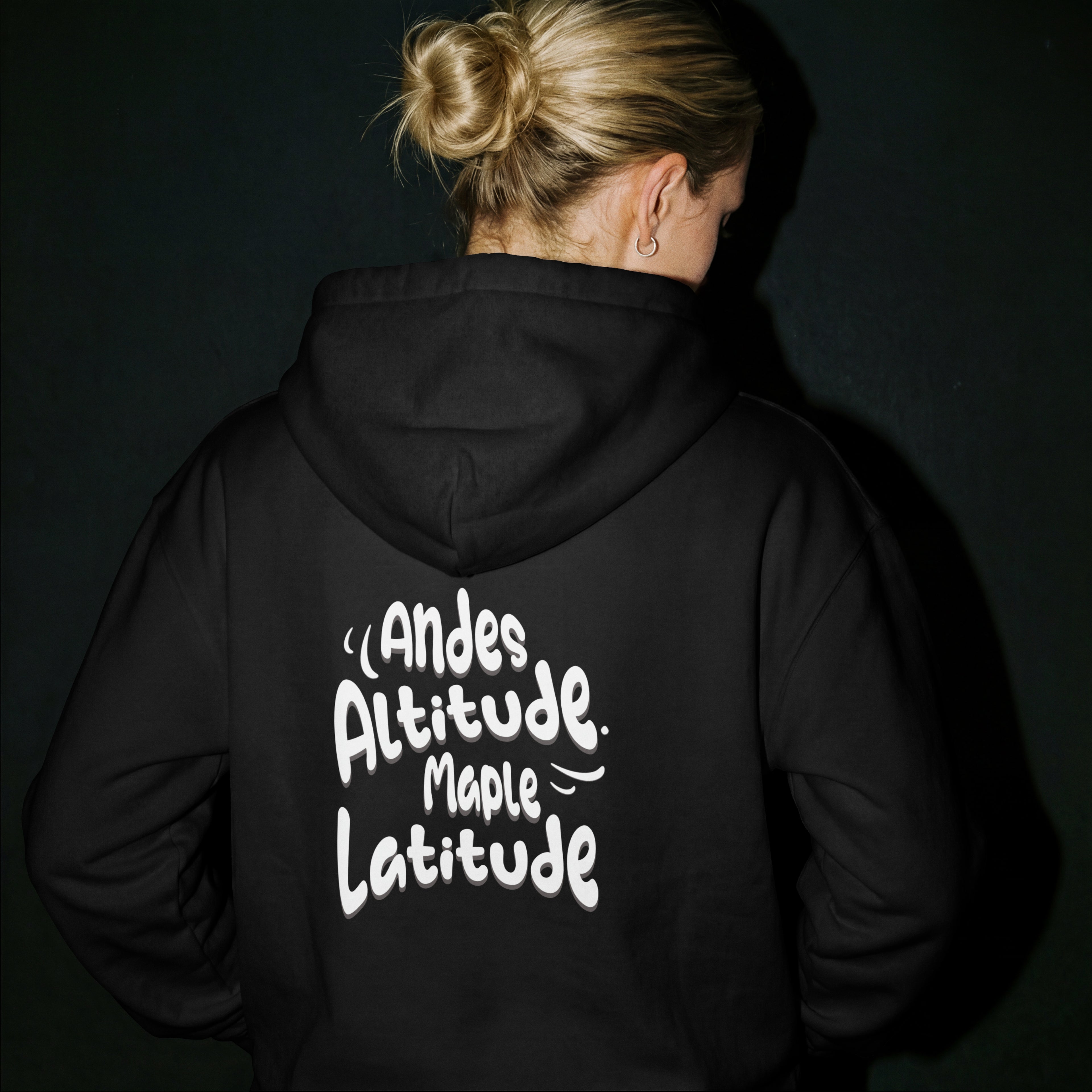 Axis - Full Front Unisex Hoodie - Double-Sided Printed