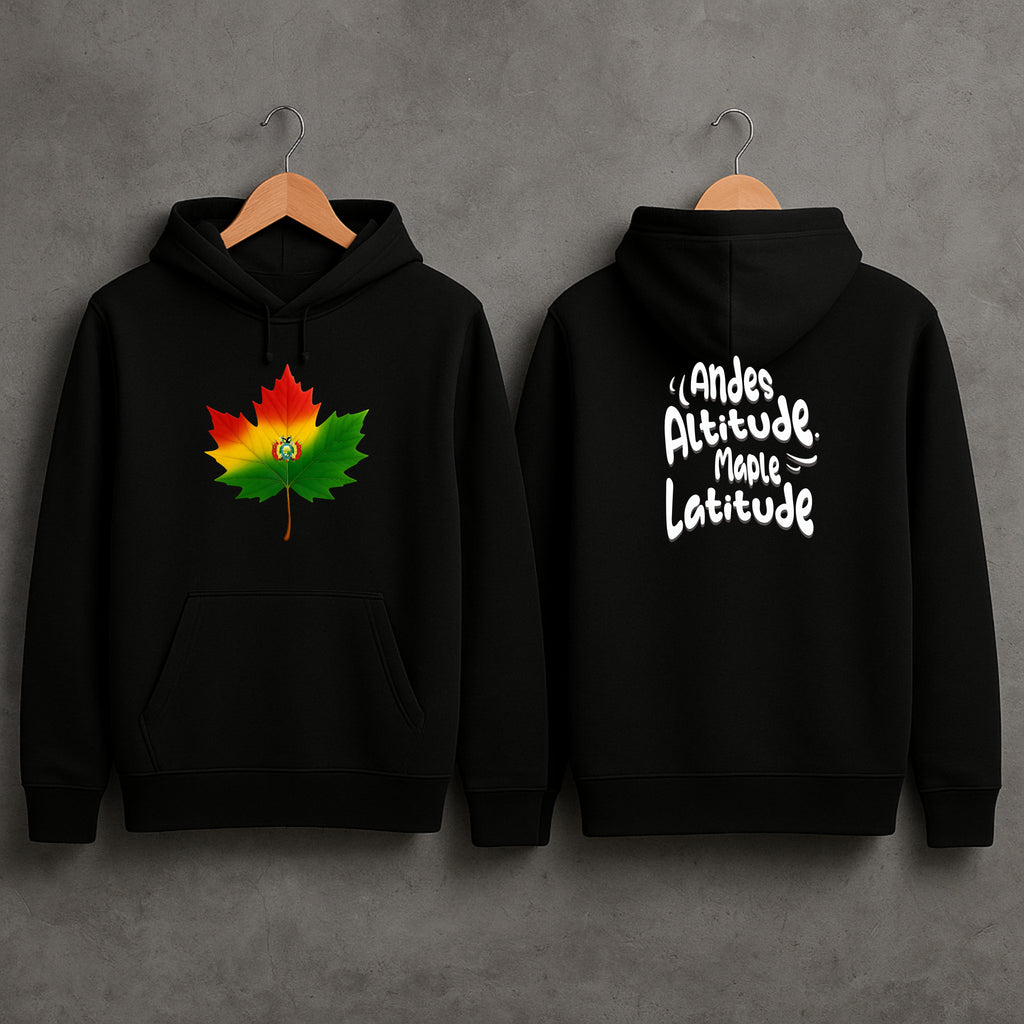 Axis - Full Front Unisex Hoodie - Double-Sided Printed