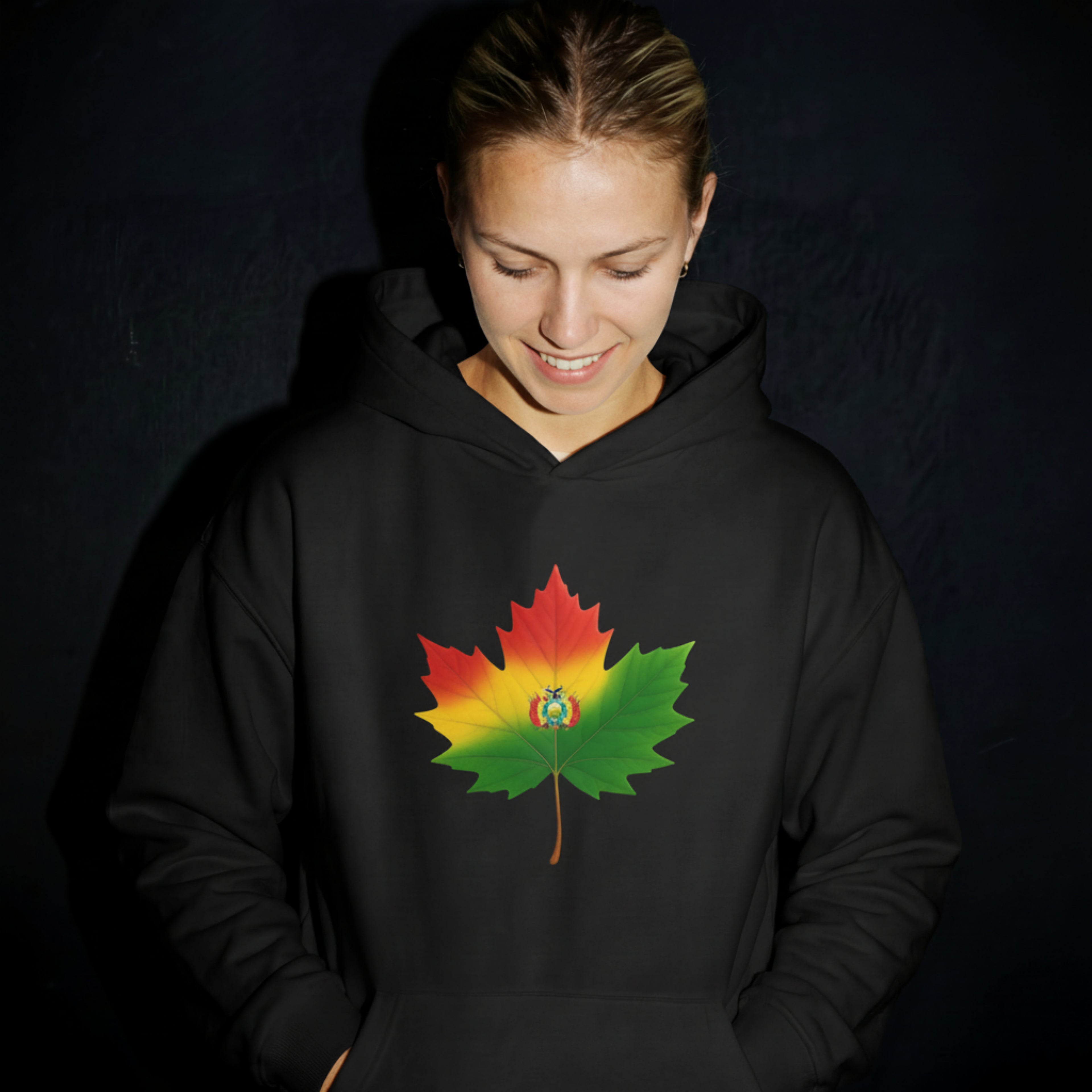 Axis - Full Front Unisex Hoodie - Double-Sided Printed