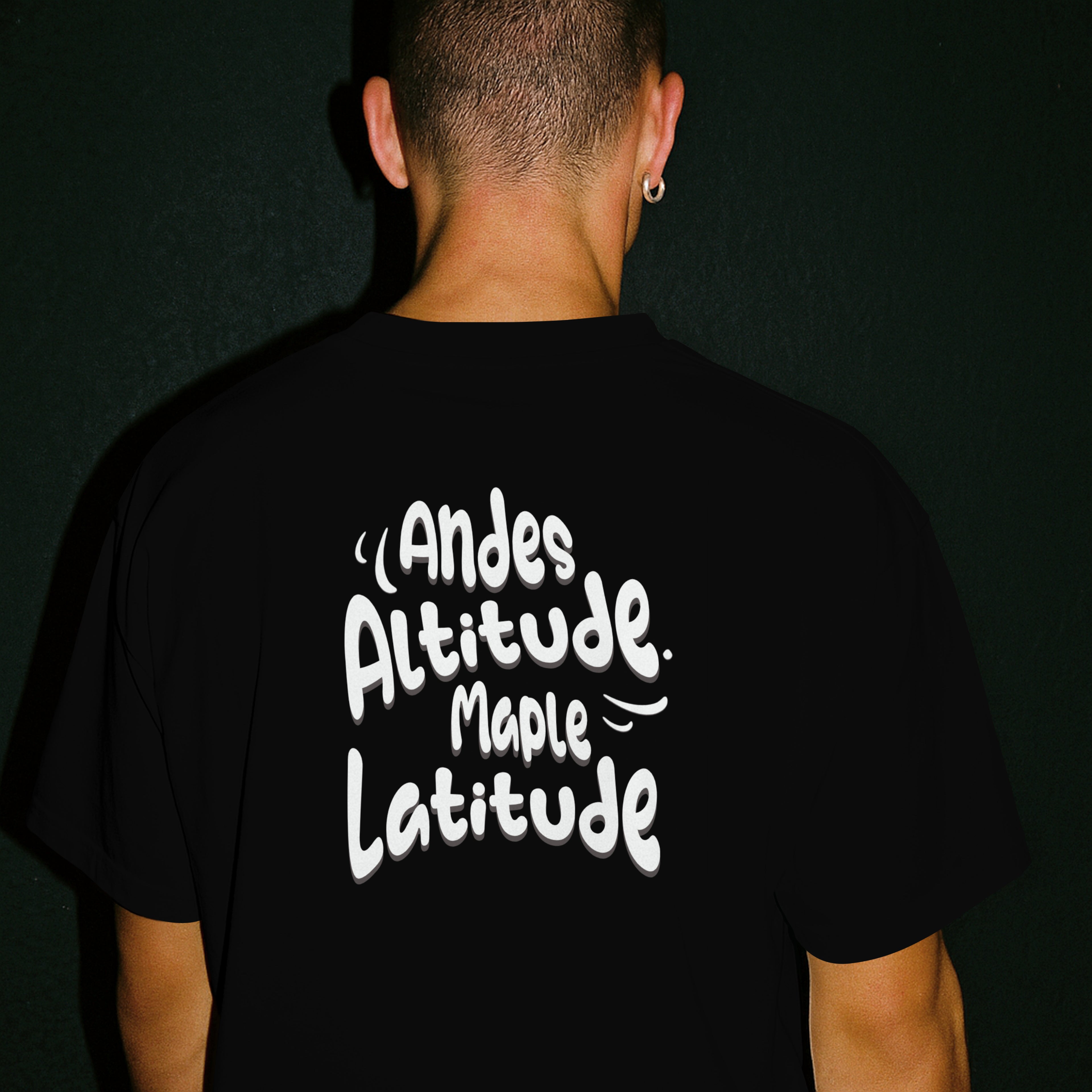 Axis - Full Front Unisex T-Shirt - Double-Sided Printed