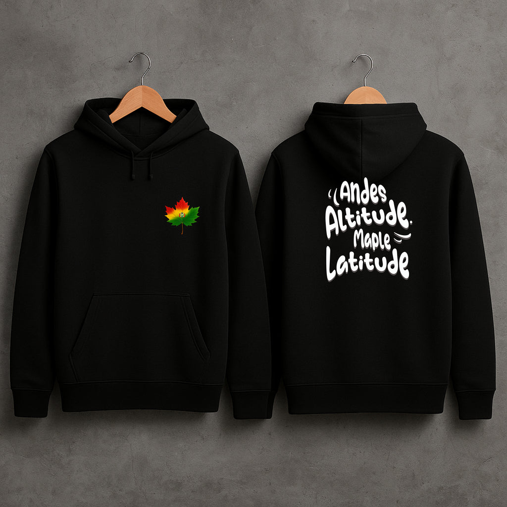 Axis - Left Chest Unisex Hoodie - Double-Sided Printed