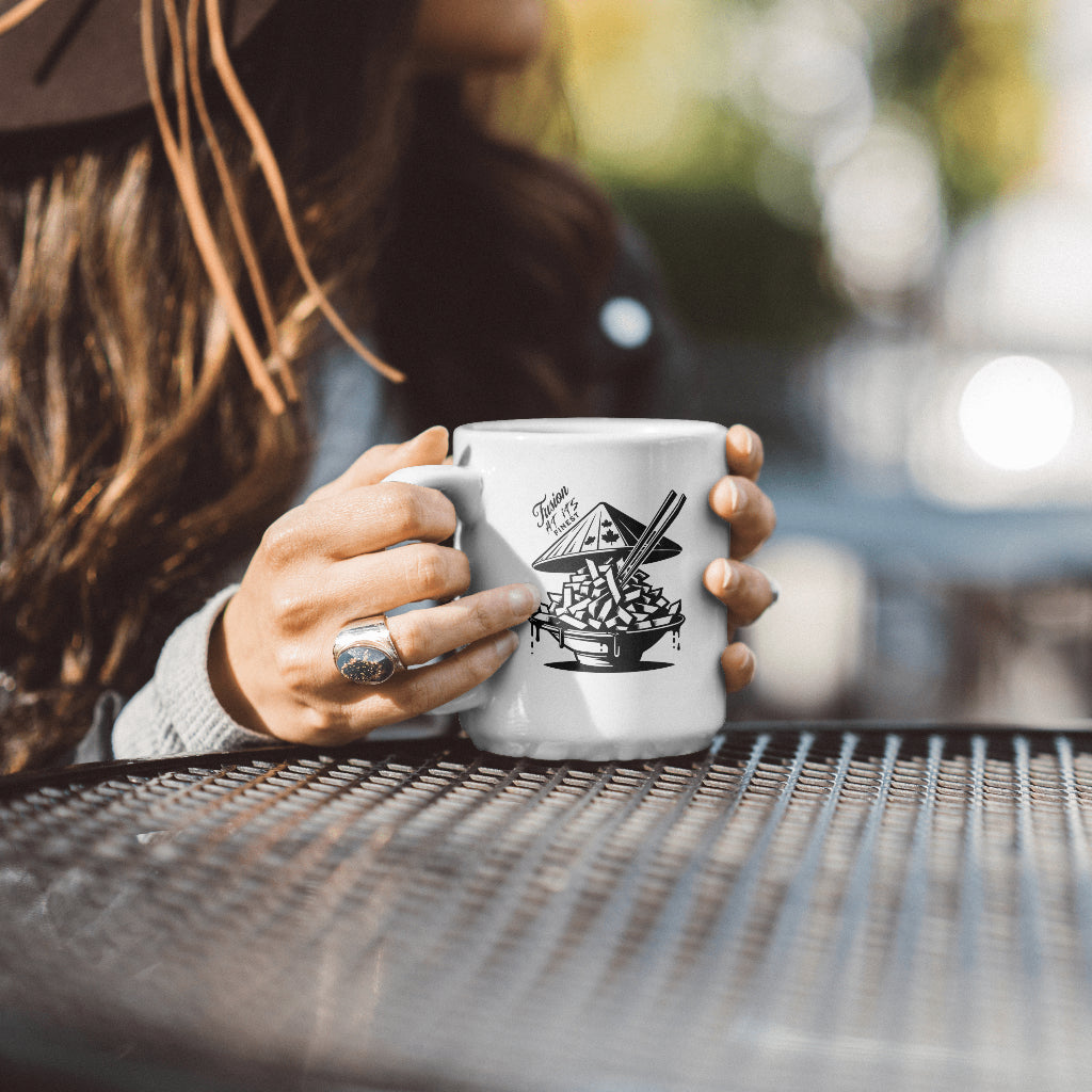 Delixir - White Coffee Tea Mug