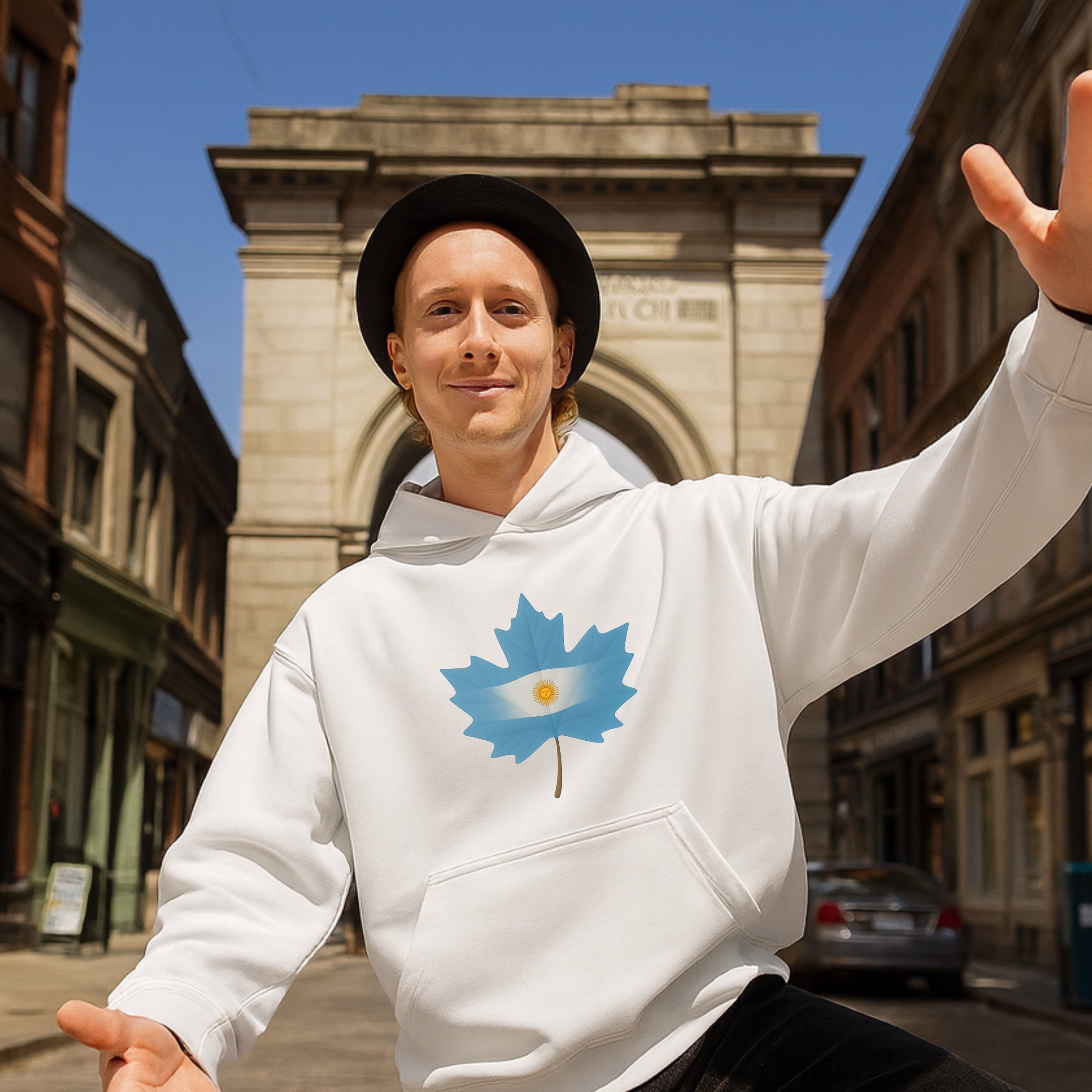 Airth - Full Front Unisex Hoodie - Double-Sided Printed