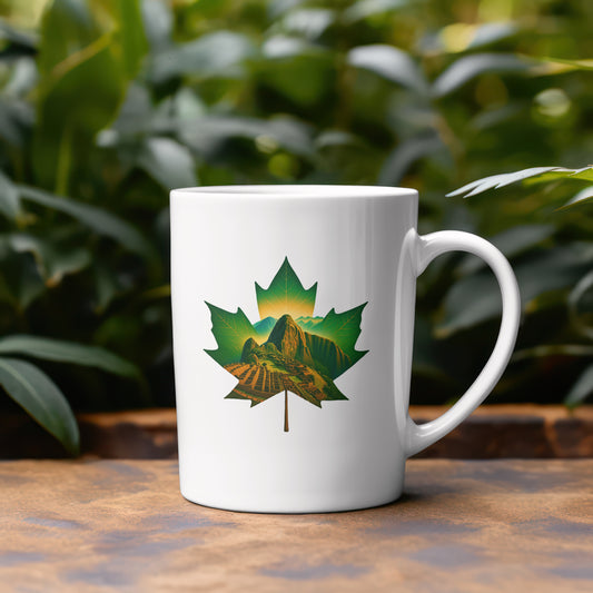 Inkaterra - White Coffee Tea Mug - Double-Sided Printed
