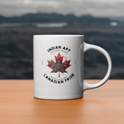 Indigo - White Coffee Tea Mug