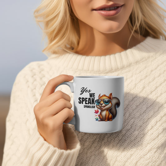 Mosaic - White Coffee Tea Mug