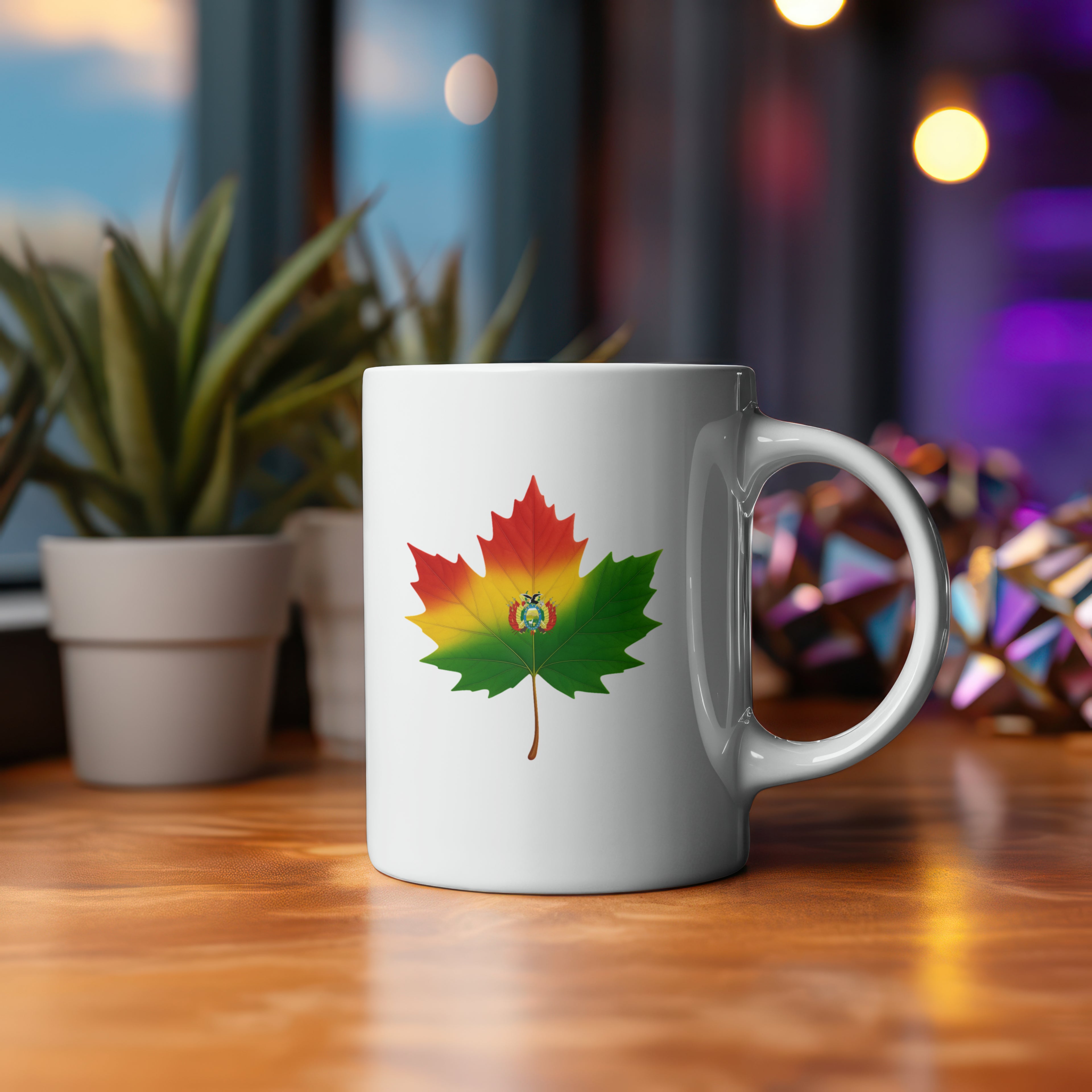 Axis - White Coffee Tea Mug - Double-Sided Printed