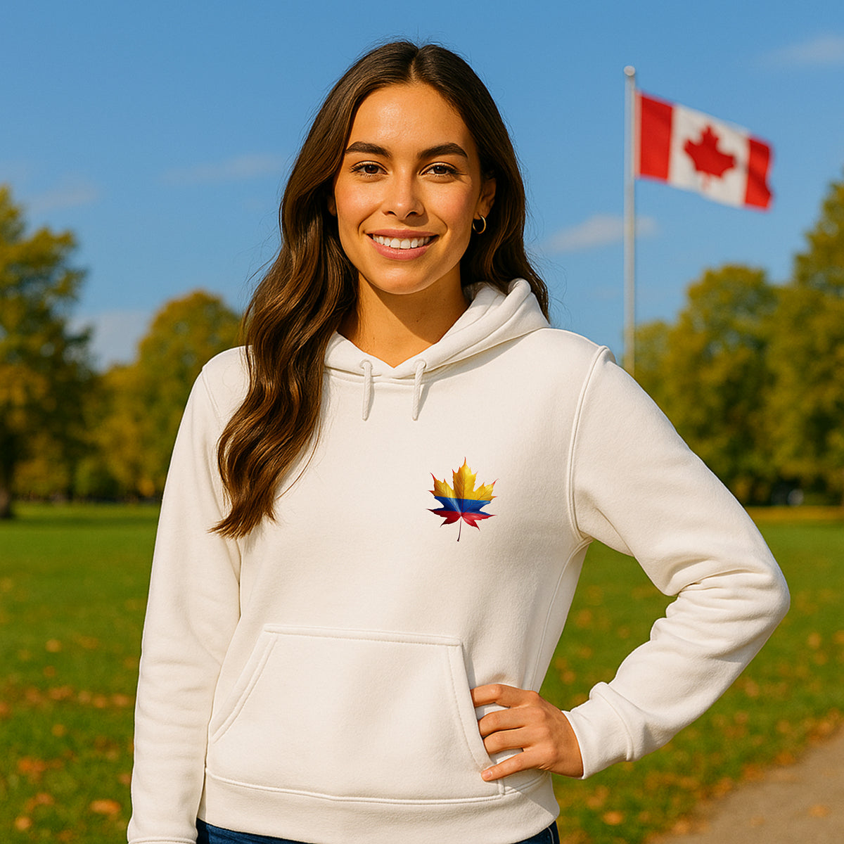 Offspring - Left Chest Unisex Hoodie - Double-Sided Printed