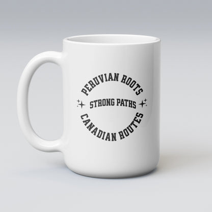 Rootes - White Coffee Tea Mug - Double-Sided Printed