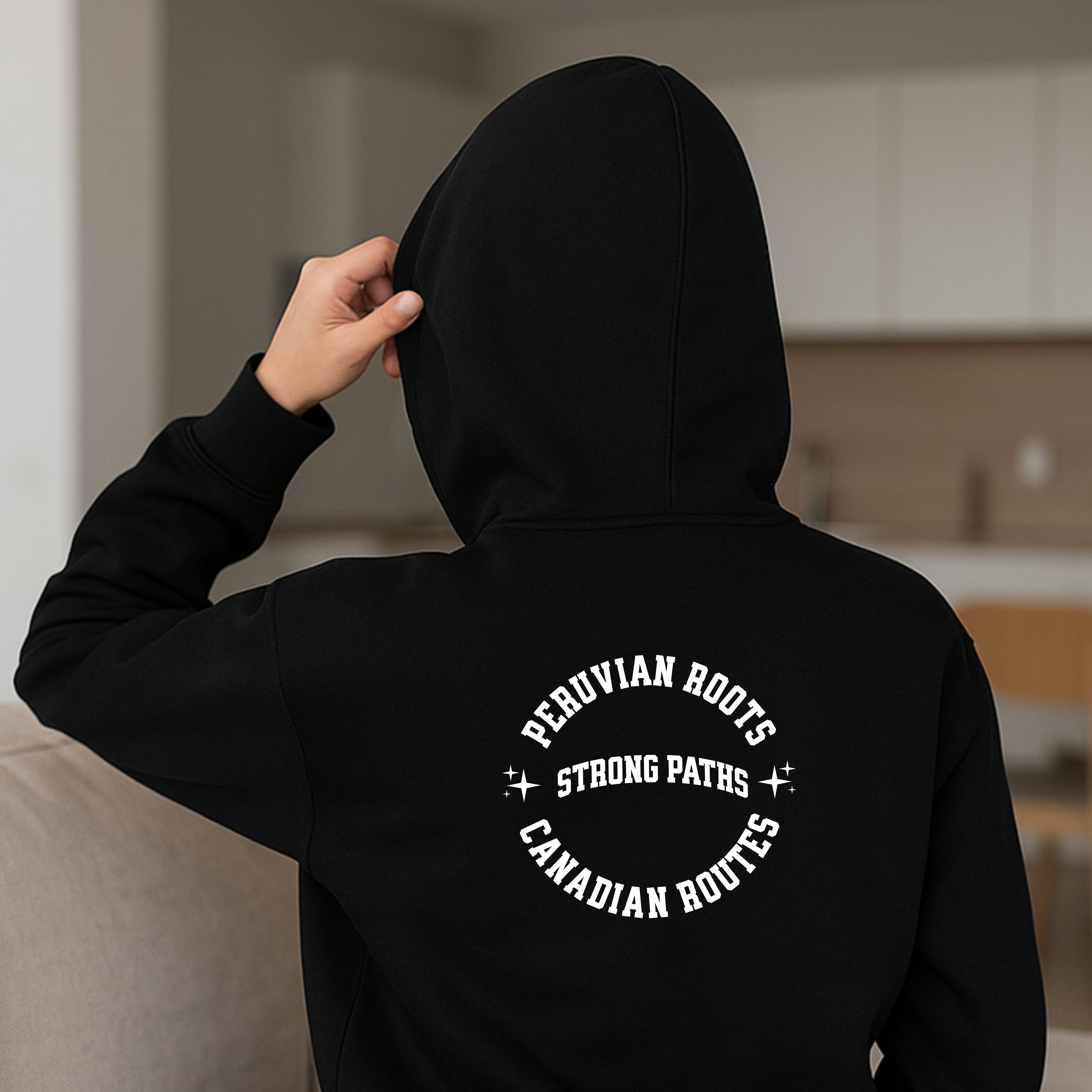 Rootes - Left Chest Unisex Hoodie - Double-Sided Printed