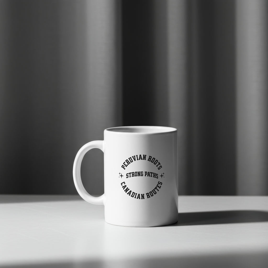 Rootes - White Coffee Tea Mug - Double-Sided Printed