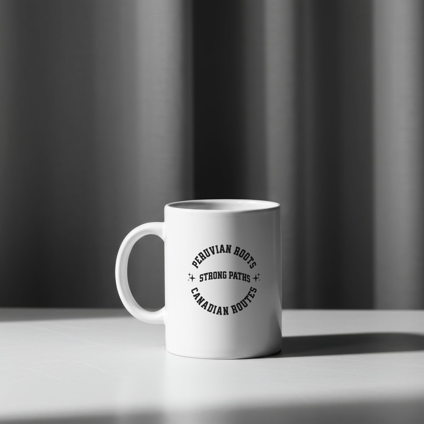 Rootes - White Coffee Tea Mug - Double-Sided Printed