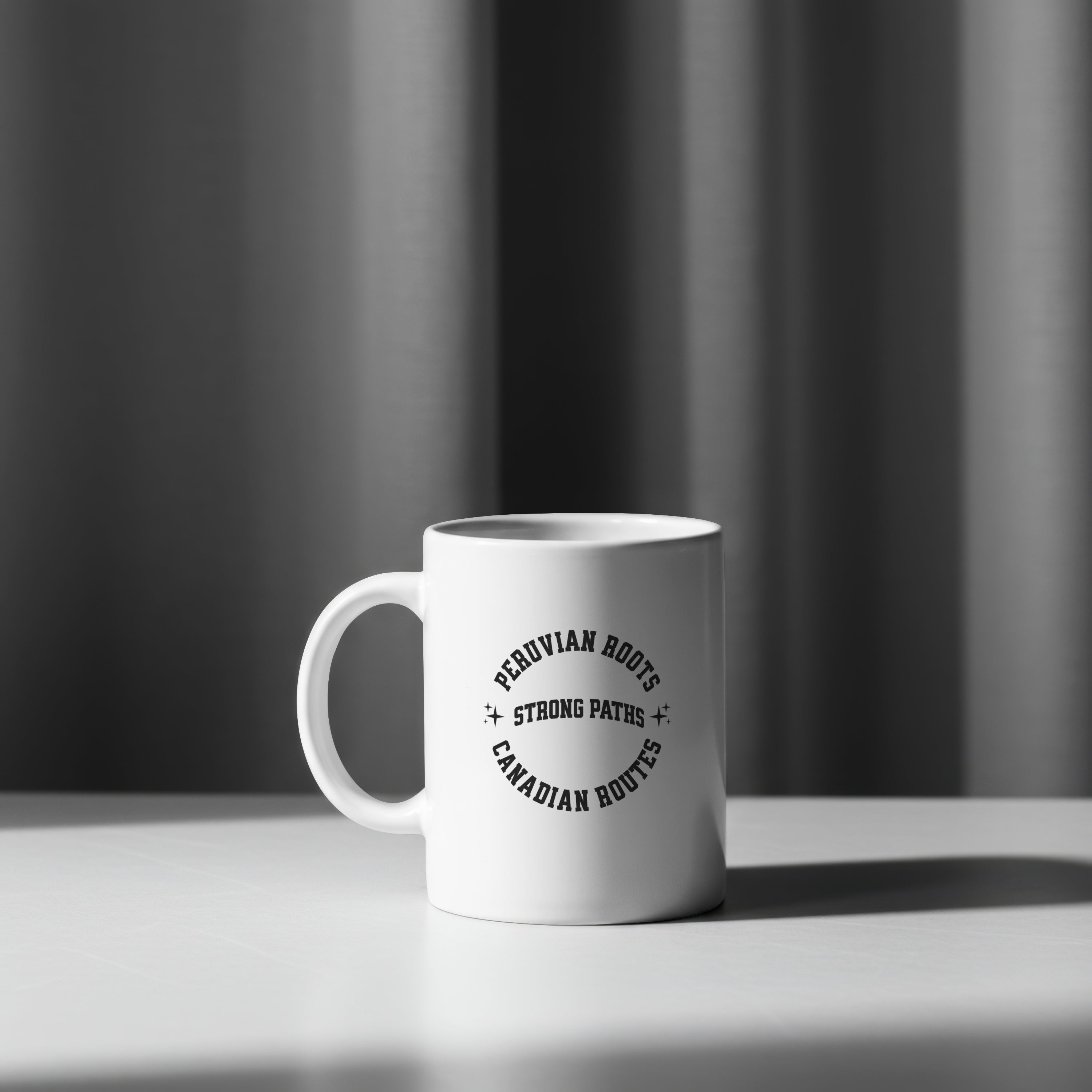 Rootes - White Coffee Tea Mug - Double-Sided Printed