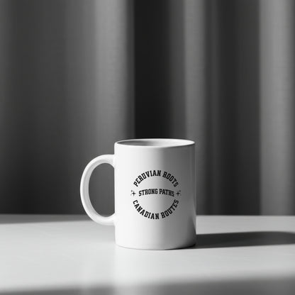 Rootes - White Coffee Tea Mug - Double-Sided Printed