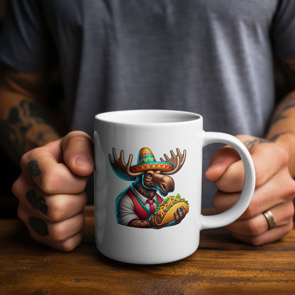 Texican - White Coffee Tea Mug - Double-Sided Printed