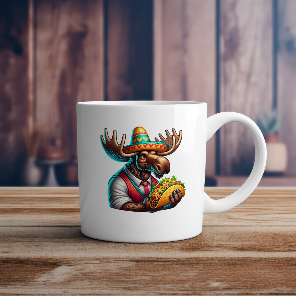 Texican - White Coffee Tea Mug - Double-Sided Printed