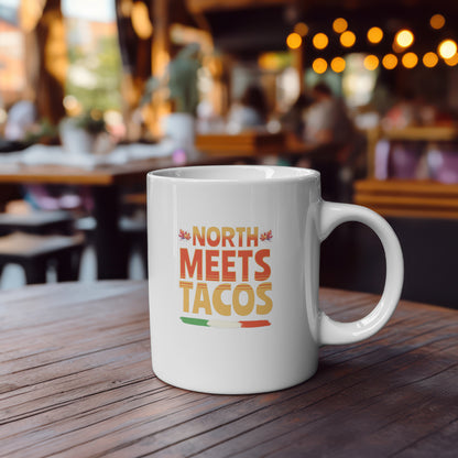 Texican - White Coffee Tea Mug - Double-Sided Printed