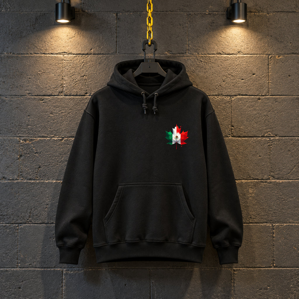 Amalgam - Left Chest Unisex Hoodie - Double-Sided Printed