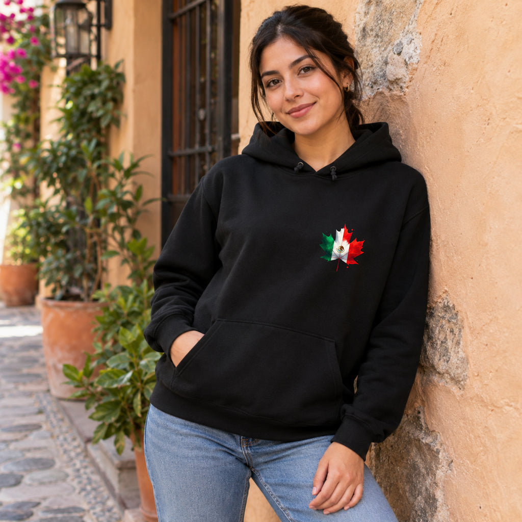Amalgam - Left Chest Unisex Hoodie - Double-Sided Printed
