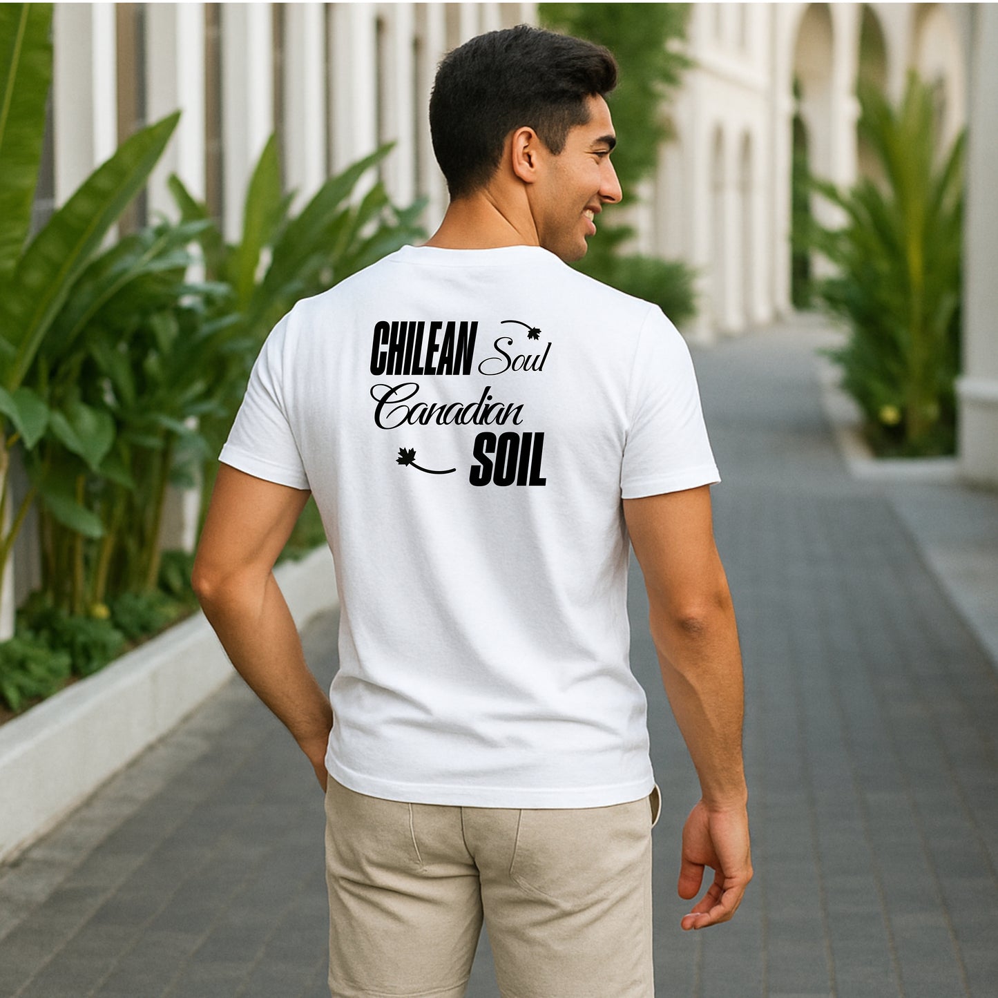 Soilmate - Left Chest Unisex T-Shirt - Double-Sided Printed