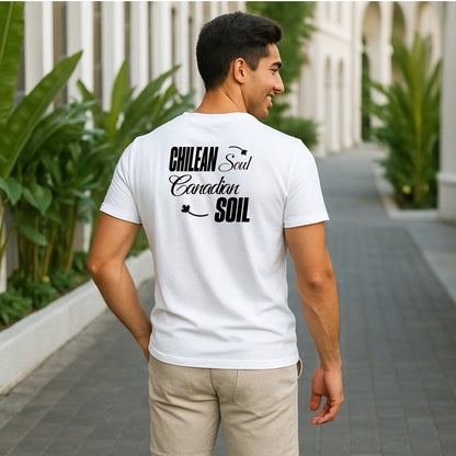 Soilmate - Left Chest Unisex T-Shirt - Double-Sided Printed