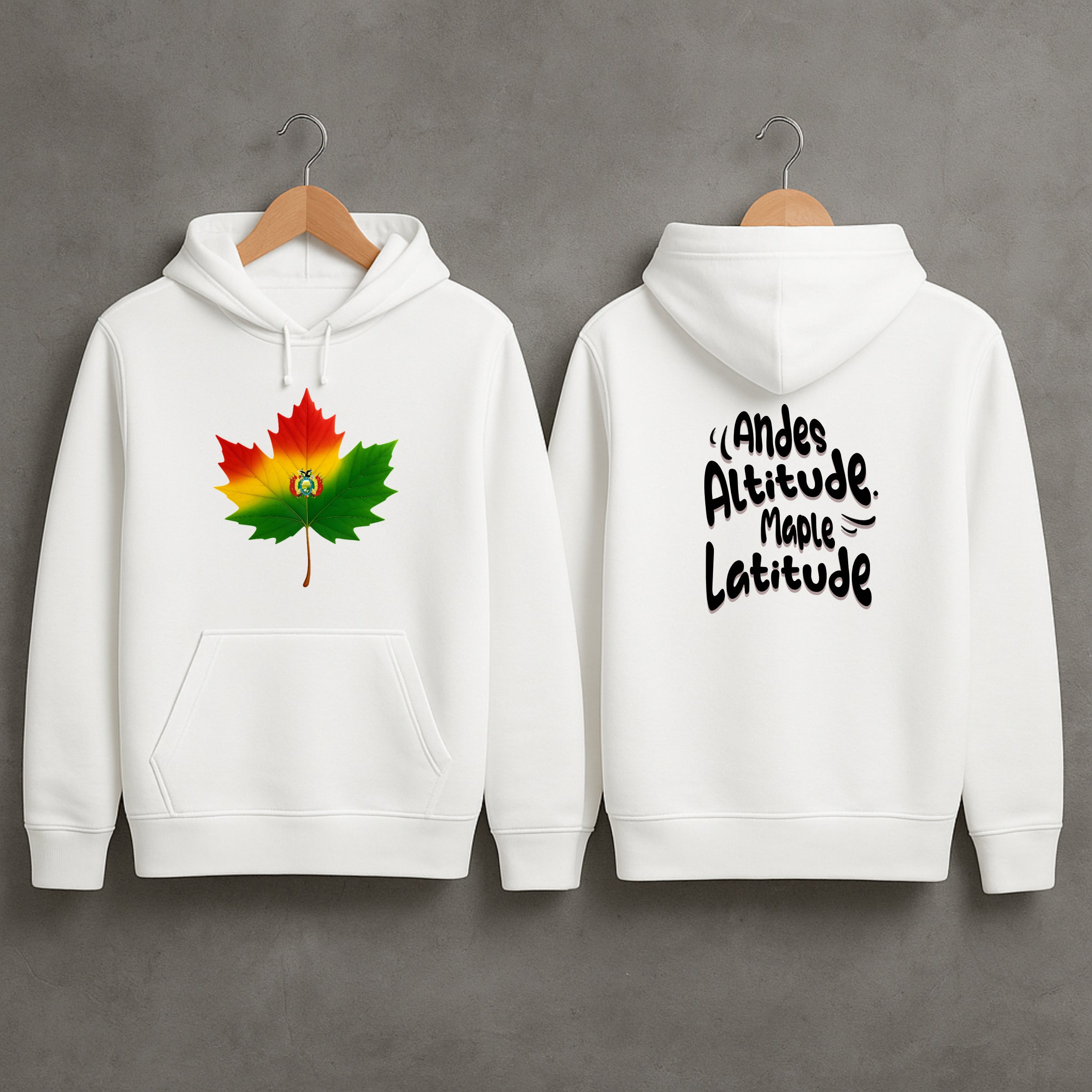 Axis - Full Front Unisex Hoodie - Double-Sided Printed