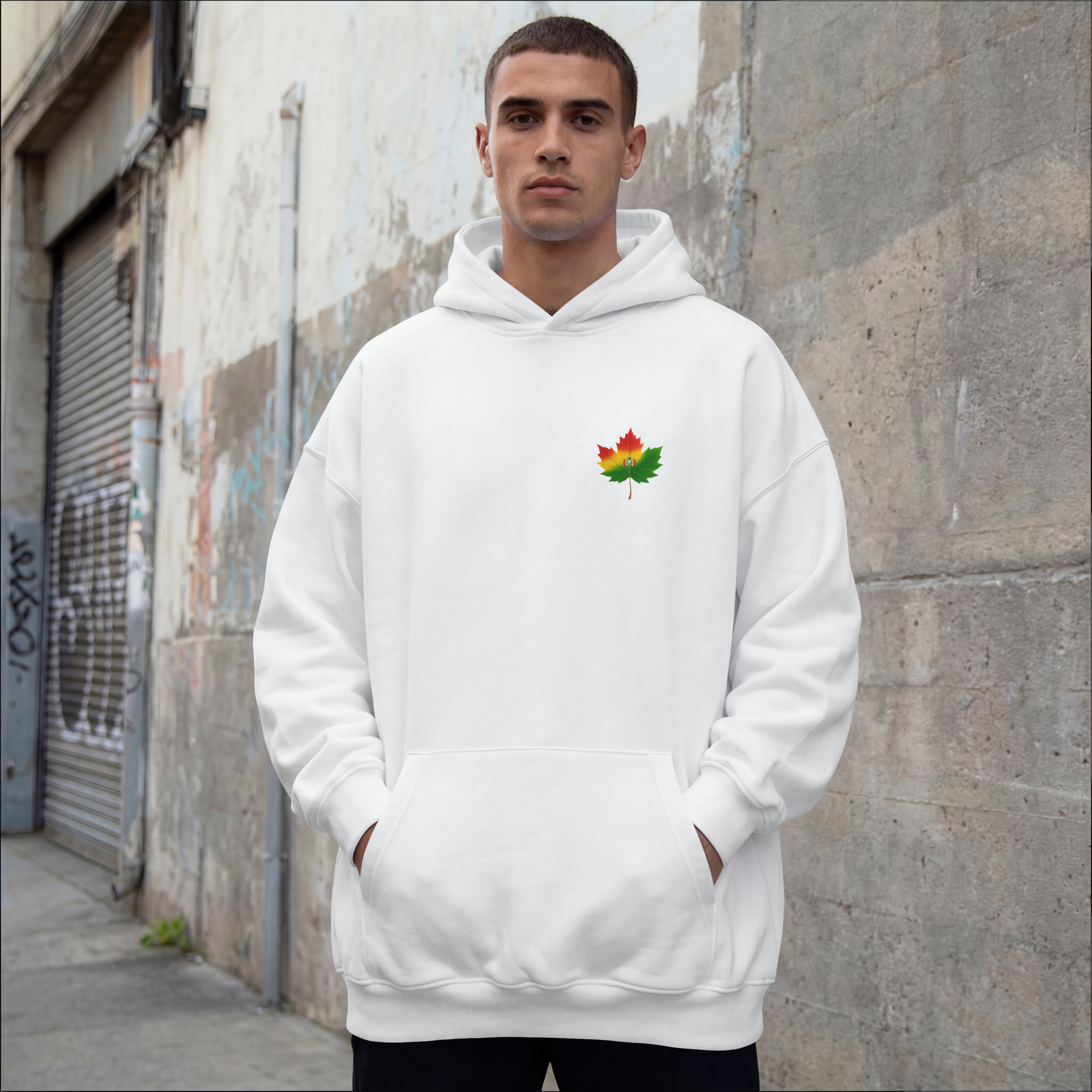 Axis - Left Chest Unisex Hoodie - Double-Sided Printed