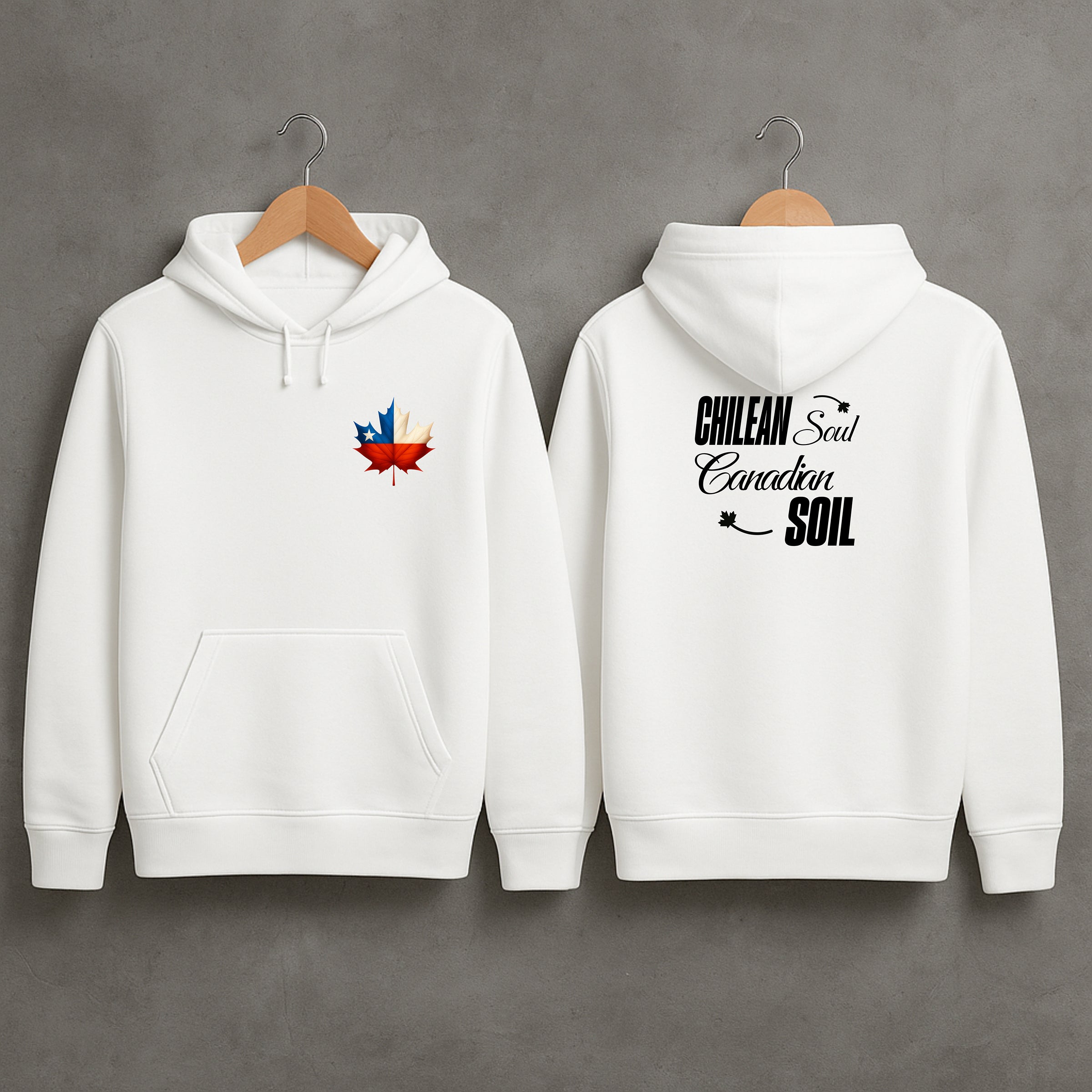 Soilmate - Left Chest Unisex Hoodie - Double-Sided Printed