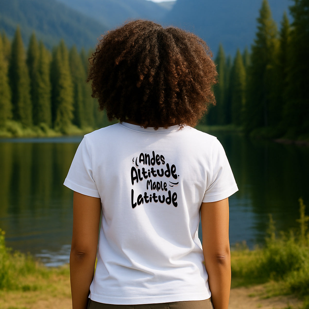 Axis - Full Front Unisex T-Shirt - Double-Sided Printed