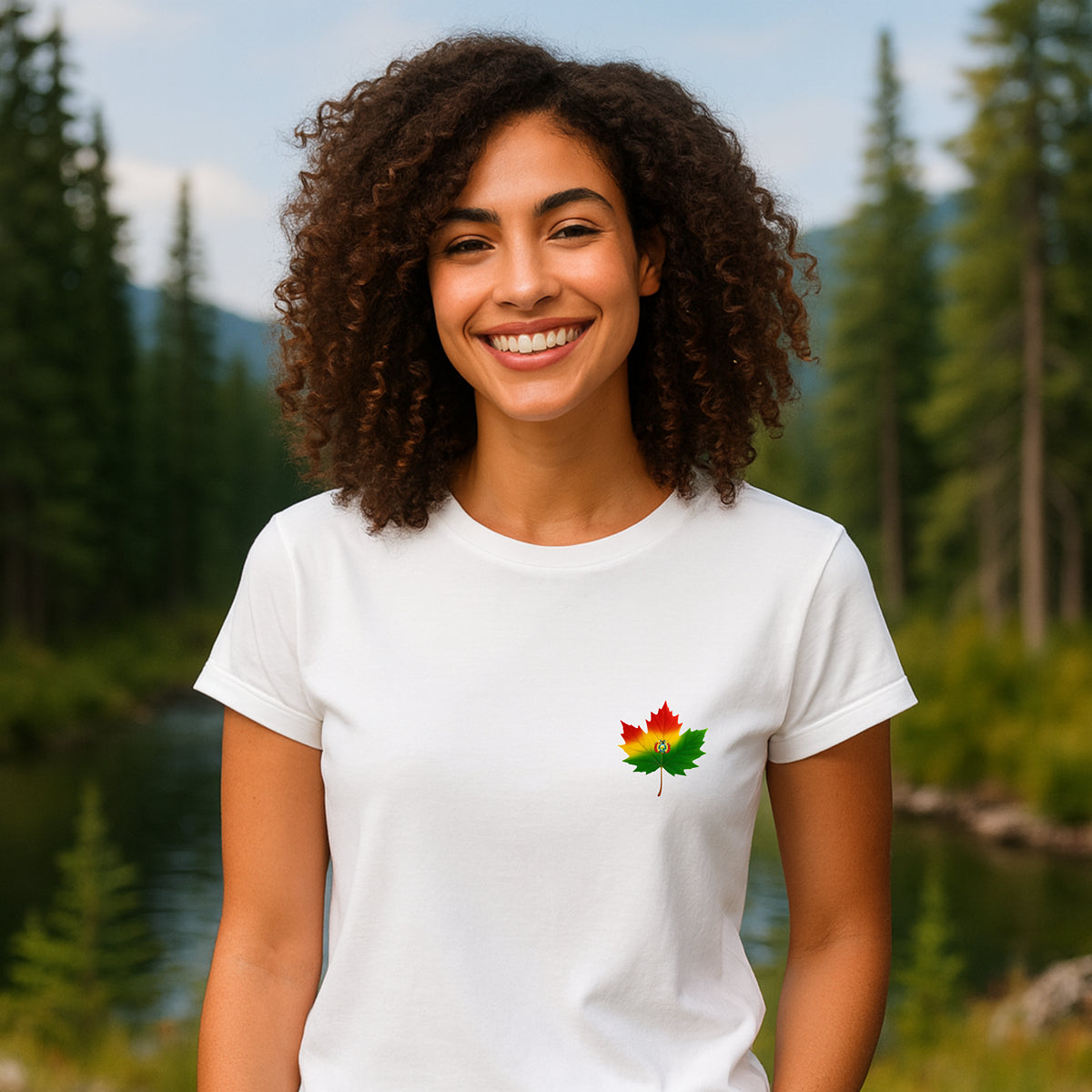 Axis - Left Chest Unisex T-Shirt - Double-Sided Printed