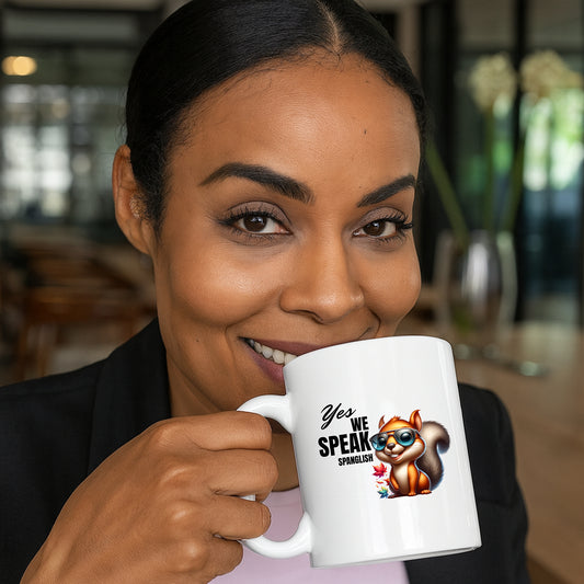 Mosaic - White Coffee Tea Mug